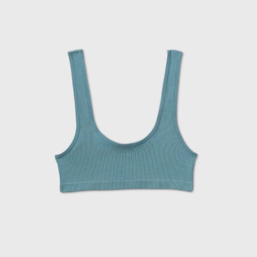 Colsie scoop neck ribbed bralette